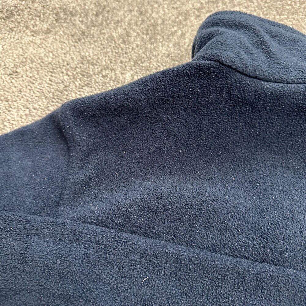 Columbia Steens Mountain Fleece Jacket Mens Small Blue Full Zip Pocket Outdoor - Picture 6 of 12